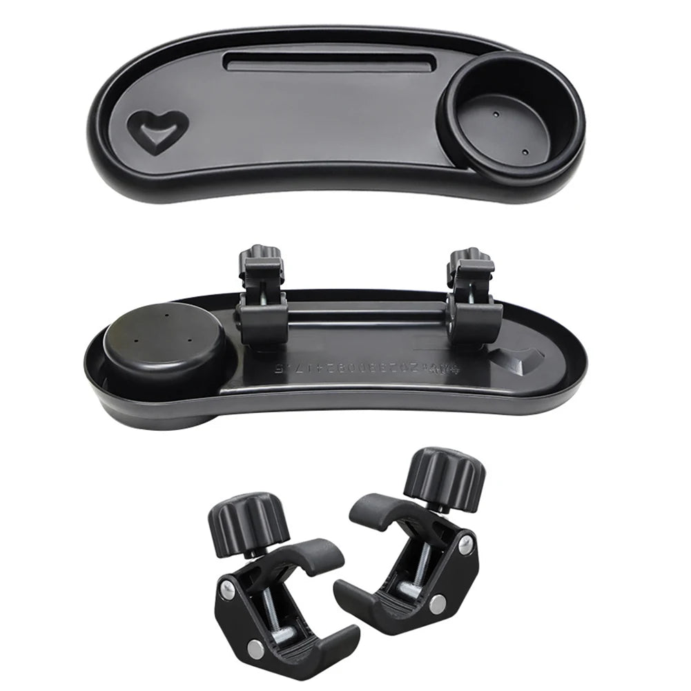 3 In 1 Stroller Cup Holder Removable Infant Stroller Dinner Table Tray Milk Bottle Cup Holder for Stroller Accessories