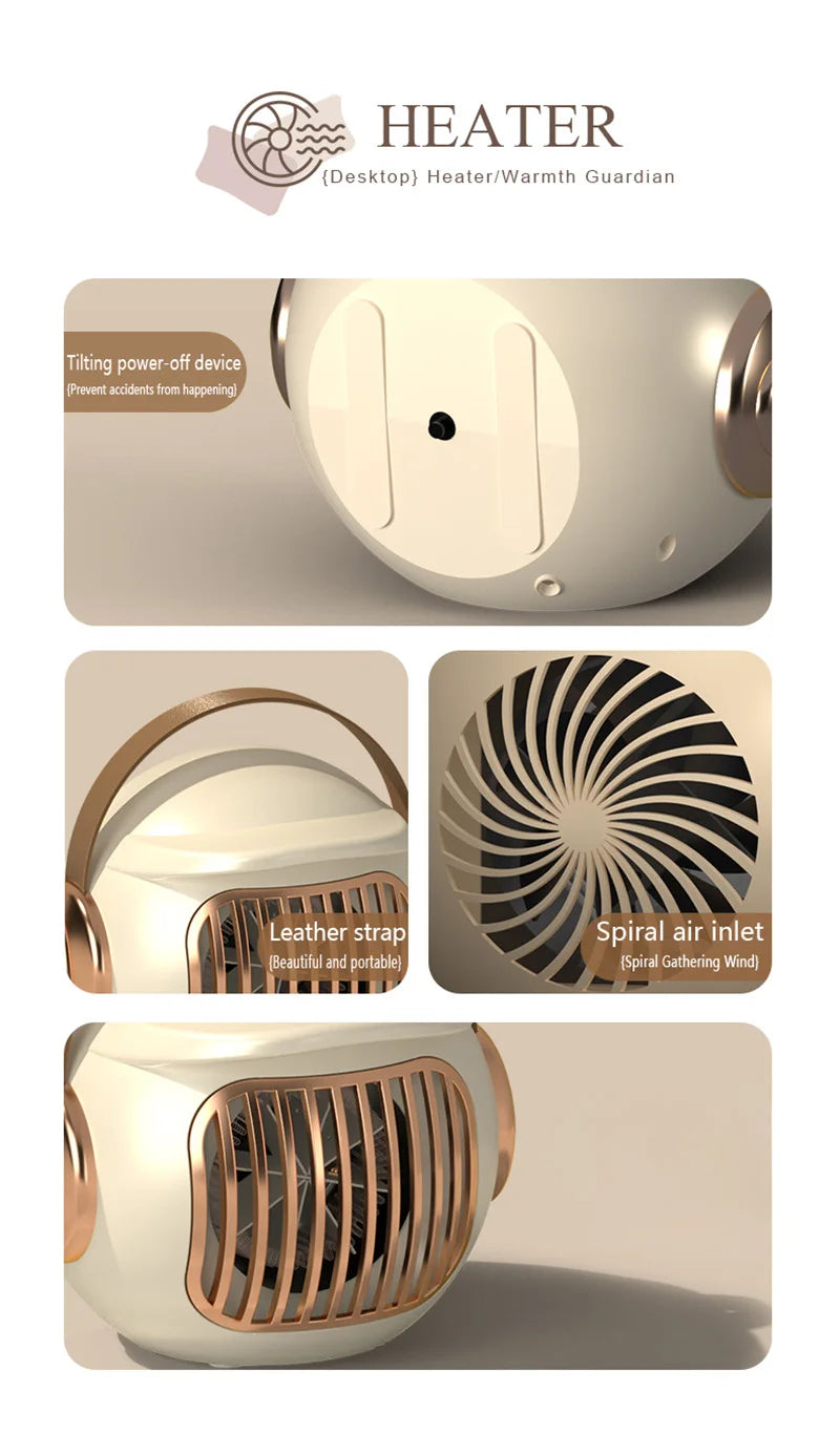 Xiaomi Heater 1500W Portable Heater Ceramic Space Heater Indoor Small Heater Safe Quiet Fast Heating for Office Desk Use