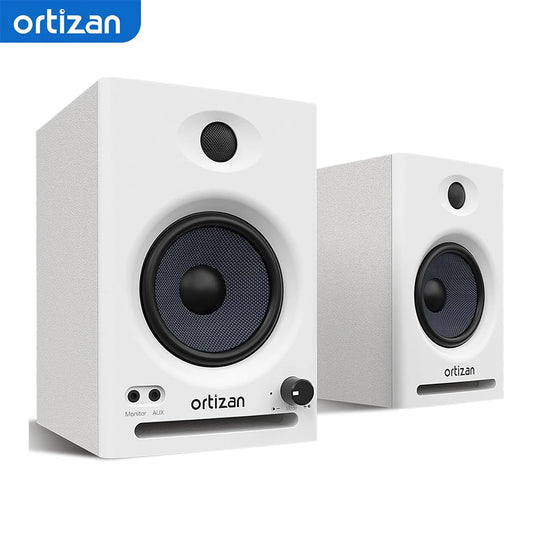 Ortizan C7 Dual-Mode 2.0 Studio Monitors, Active Monitor Speakers for Near Field Music Production, Bluetooth Computer Speakers