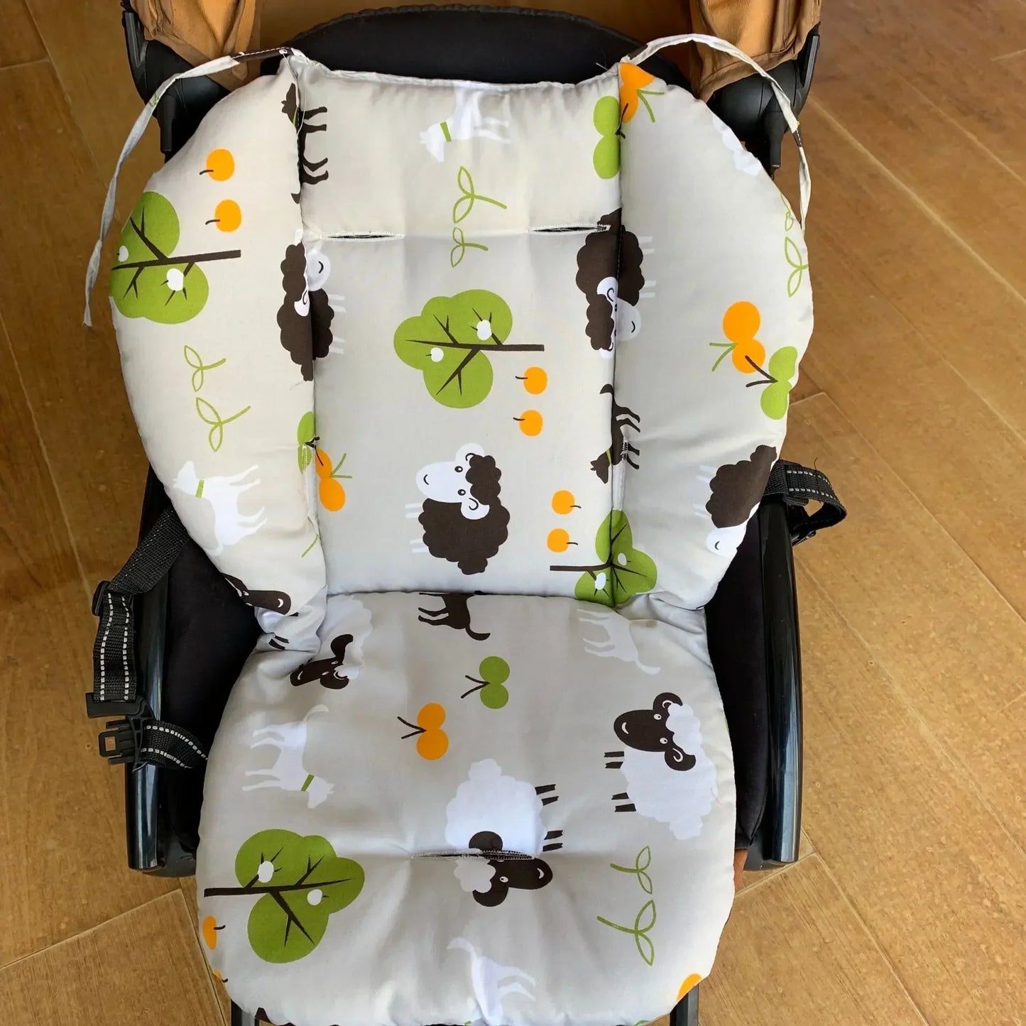 Baby Seat Cushion for Stroller Highchair Seats Feeding Dining Chair Soft Seat Pad Covers Mat Cartoon Animal Stroller Accessories