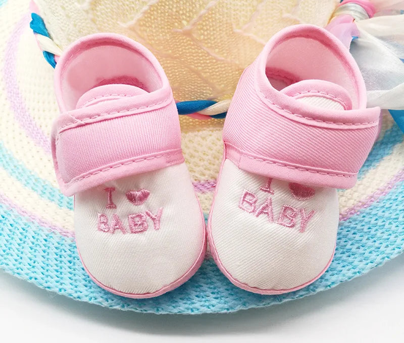 Baby Girl Shoes First Walkers Lace Floral Newborn Baby Shoes Princess Infant Toddler Baby Shoes for Boys Flats Soft Prewalkers