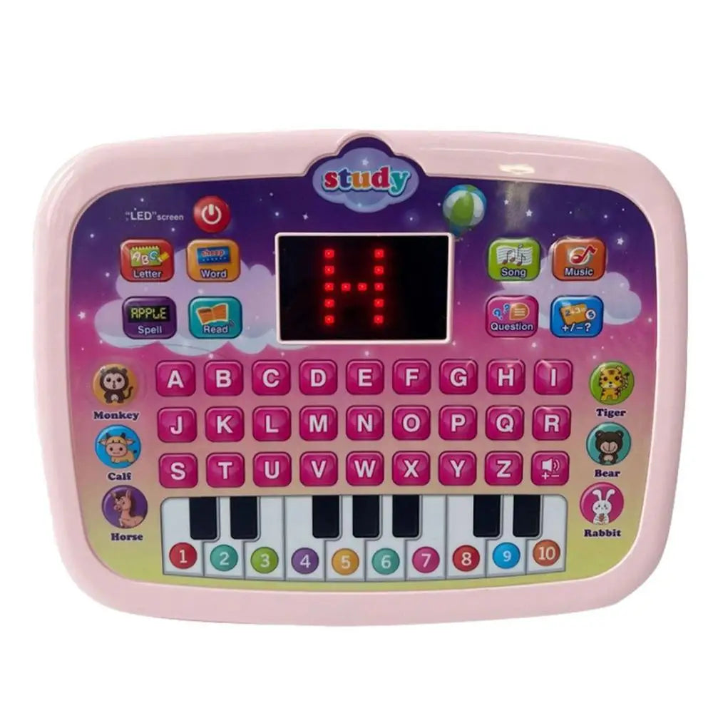 Kids Tablet Toy Smart Pad Educational Toys For Kids Baby Tablet Toy To Learn Alphabet Numbers Words For Toddlers Ages 1 To 4