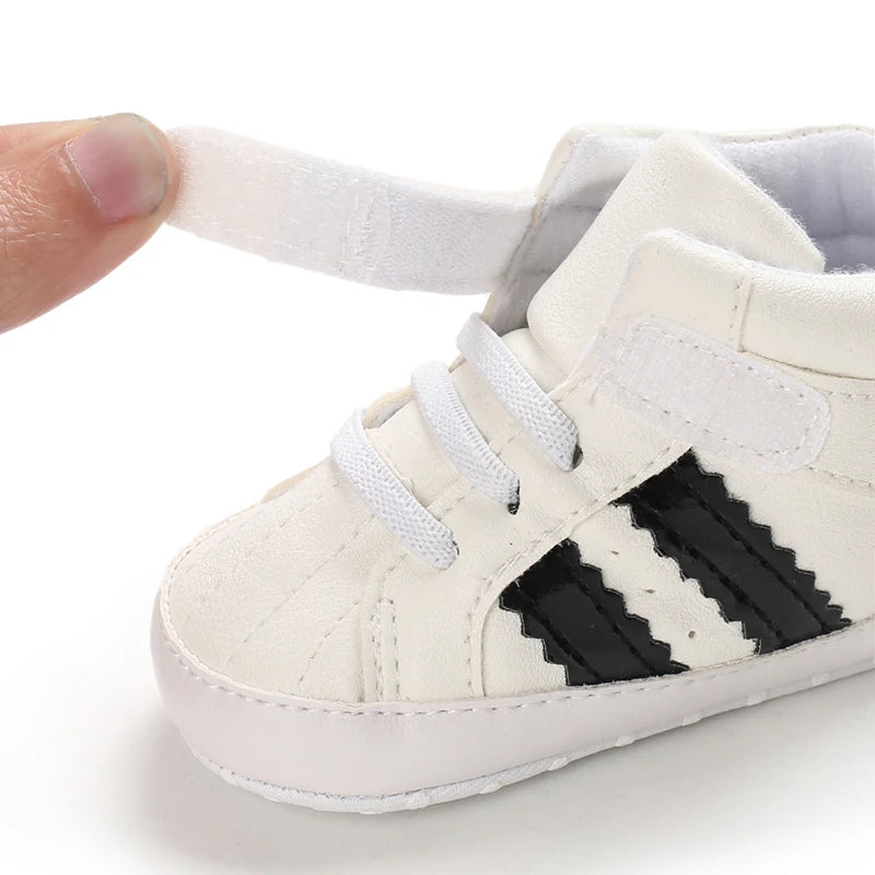 Baby Shoes Spring and Autumn 0-1 Year Old Boys and Girls Leisure Sports Soft Sole Baby Walking Shoes