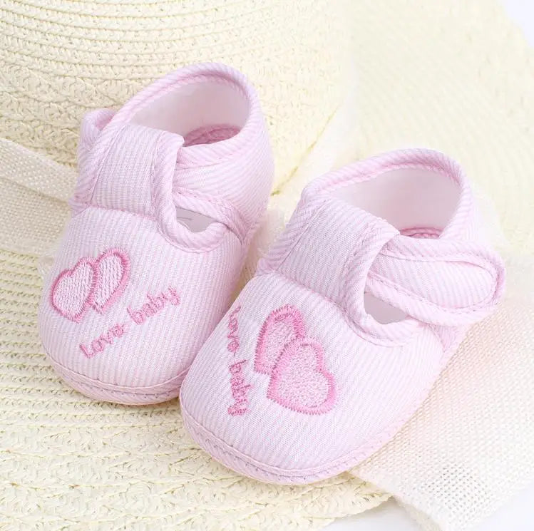 Baby Girl Shoes First Walkers Lace Floral Newborn Baby Shoes Princess Infant Toddler Baby Shoes for Boys Flats Soft Prewalkers