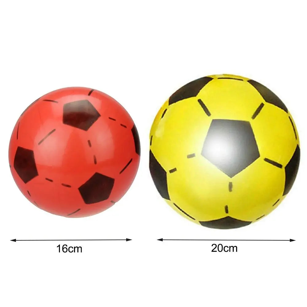 Sports Beach Ball Elastic Rubber Ball Inflatable Football Kids Children Toy Balls Beach Sport Ball Toys for Outdoor Games