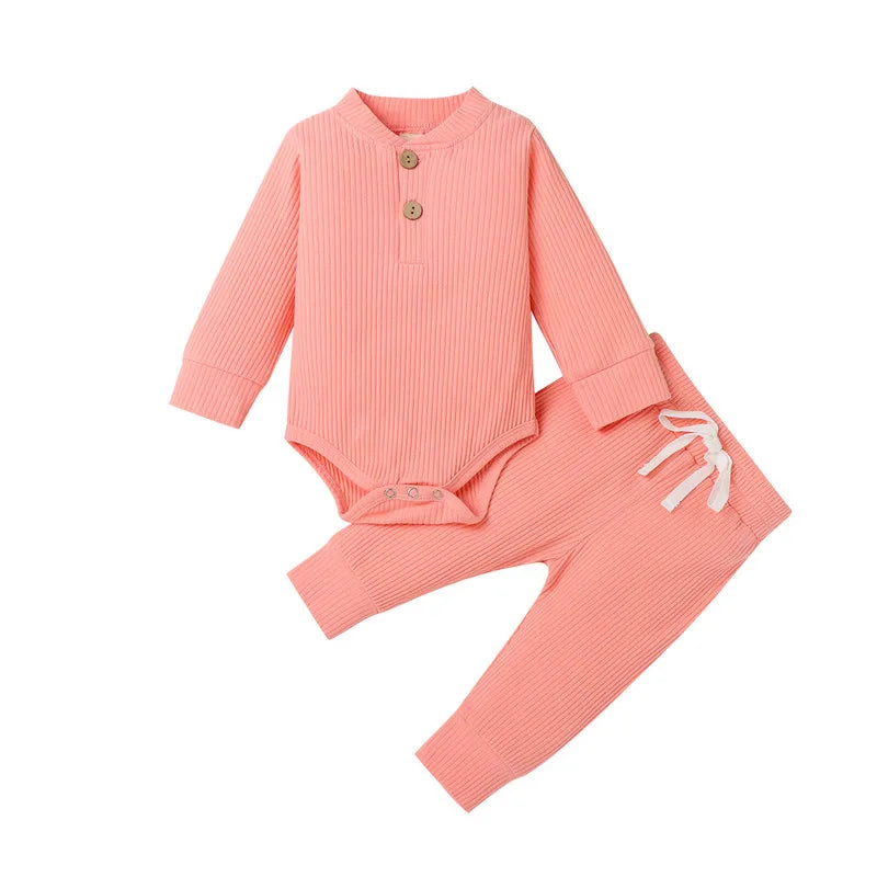 RUEWEY Pant Sets Children's Top and Bottom Set Baby Girl Boy Clothes Groups Items Spring Autumn Clothes Newborn Baby Things