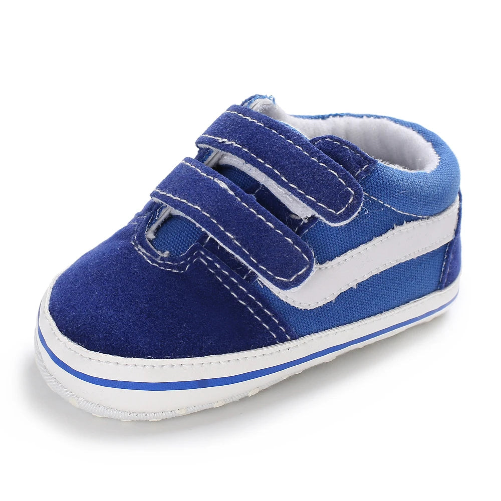 Newborn Baby Shoes Boys' and Girls' Infant Sports Shoes First Walker Classic Fashion Soft Sole Non slip Baby Walking Shoes