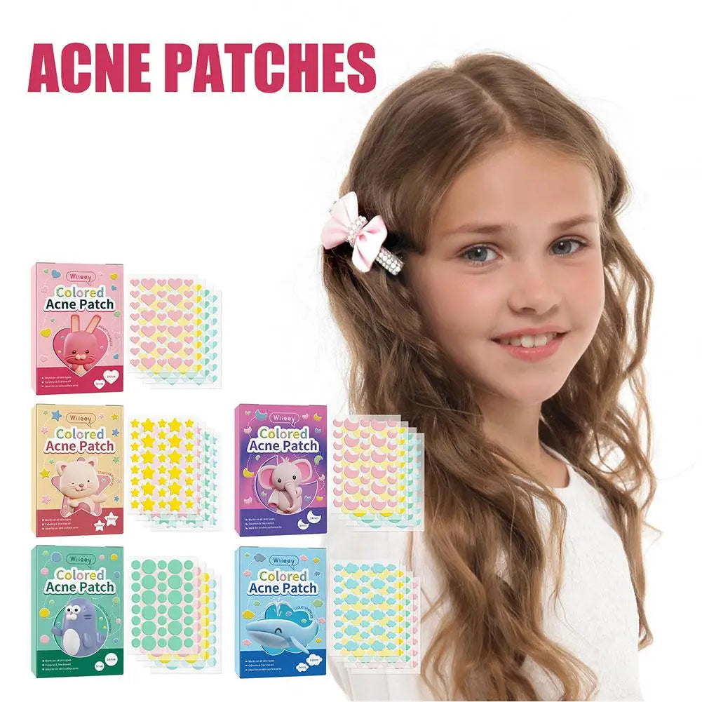 144PCS Star Pimple Patch Acne Colorful Invisible Acne Removal Skin Care Stickers Concealer Face Spot Beauty Makeup Tools