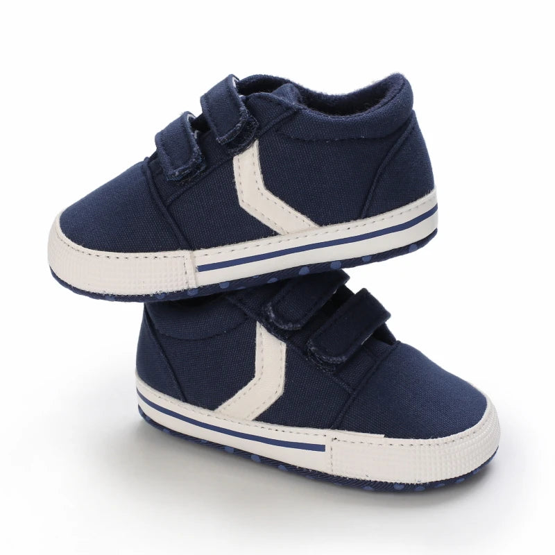 Newborn Baby Shoes Boys' and Girls' Infant Sports Shoes First Walker Classic Fashion Soft Sole Non slip Baby Walking Shoes