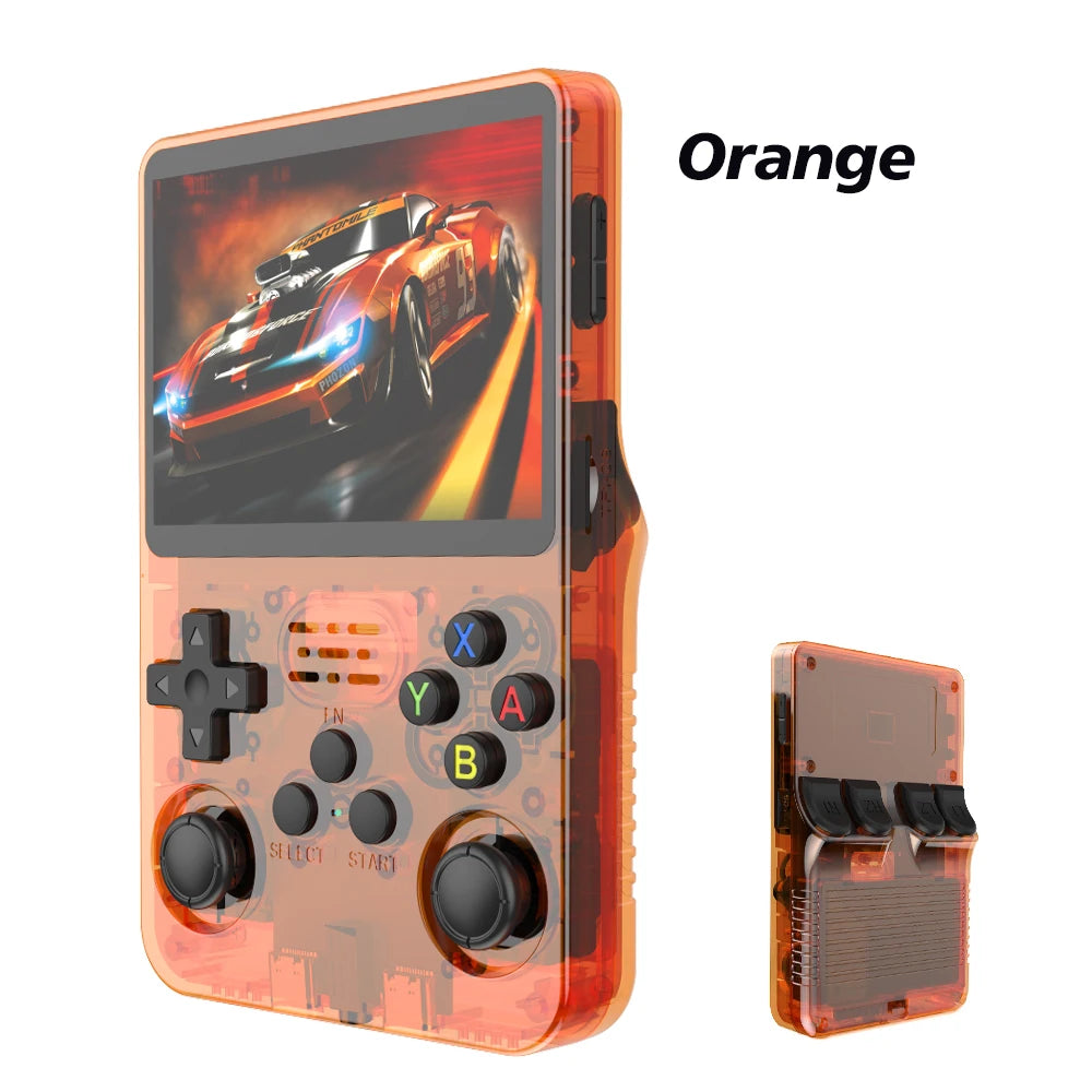 "NEW R36S Retro Handheld Game Console – 3.5" IPS Screen, Linux System, 64GB/128GB, Portable, Kid's Gift!"