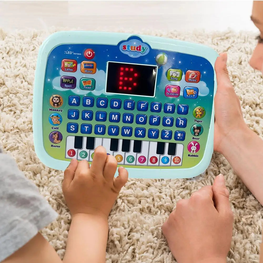 Kids Tablet Toy Smart Pad Educational Toys For Kids Baby Tablet Toy To Learn Alphabet Numbers Words For Toddlers Ages 1 To 4