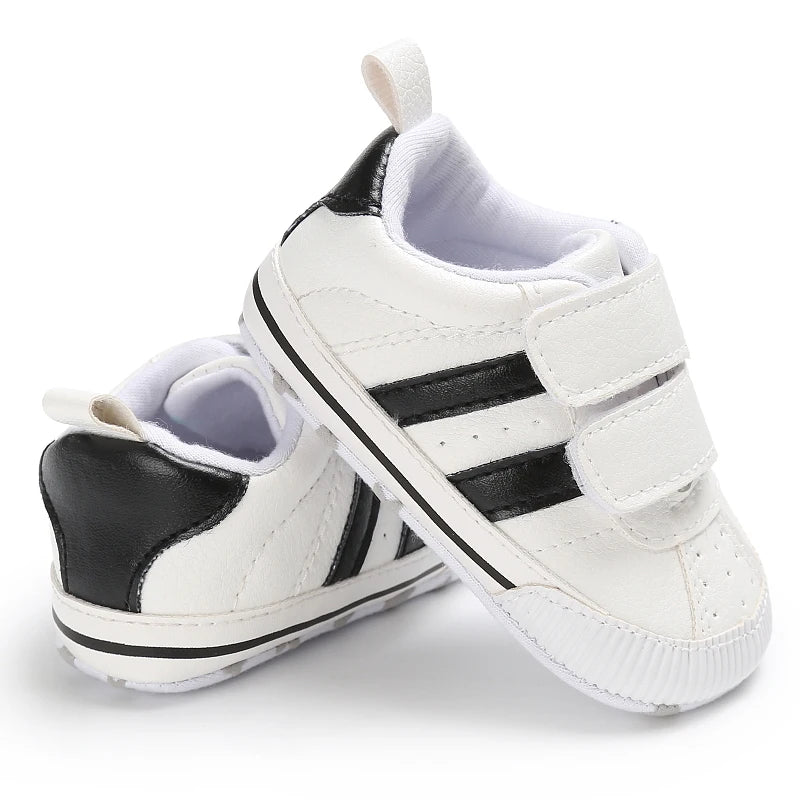 Newborn Baby Shoes Boys' and Girls' Infant Sports Shoes First Walker Classic Fashion Soft Sole Non slip Baby Walking Shoes