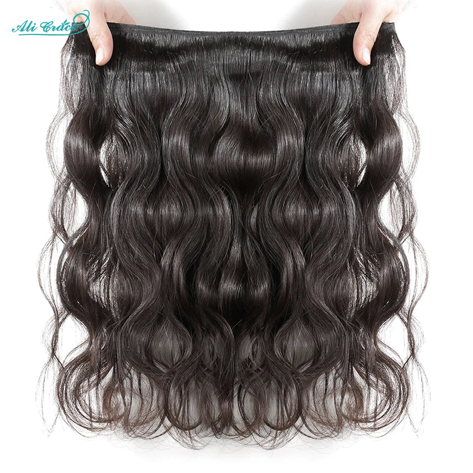 Ali Grace Hair Body Wave Bundles Human Hair 1/3/4 Pcs 100% Remy Human Hair Bundle Brazilian Hair 30inch Body Wave Hair Extension