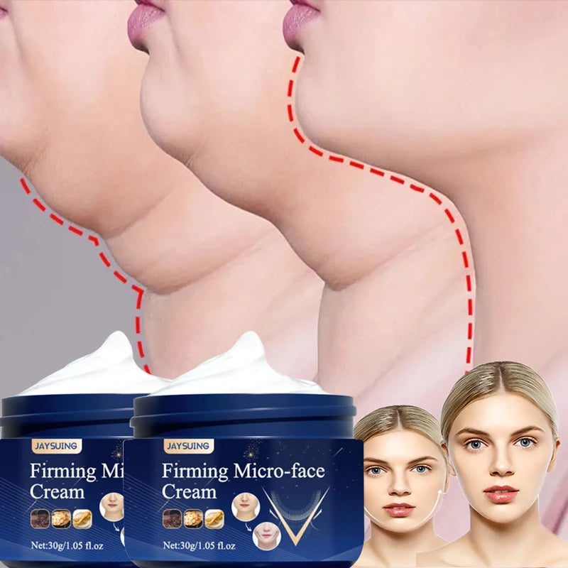 V-Shape Firming Face-lift Slimming Cream Removal Masseter Muscle Double Chin Face Fat Burning Anti-aging Products New