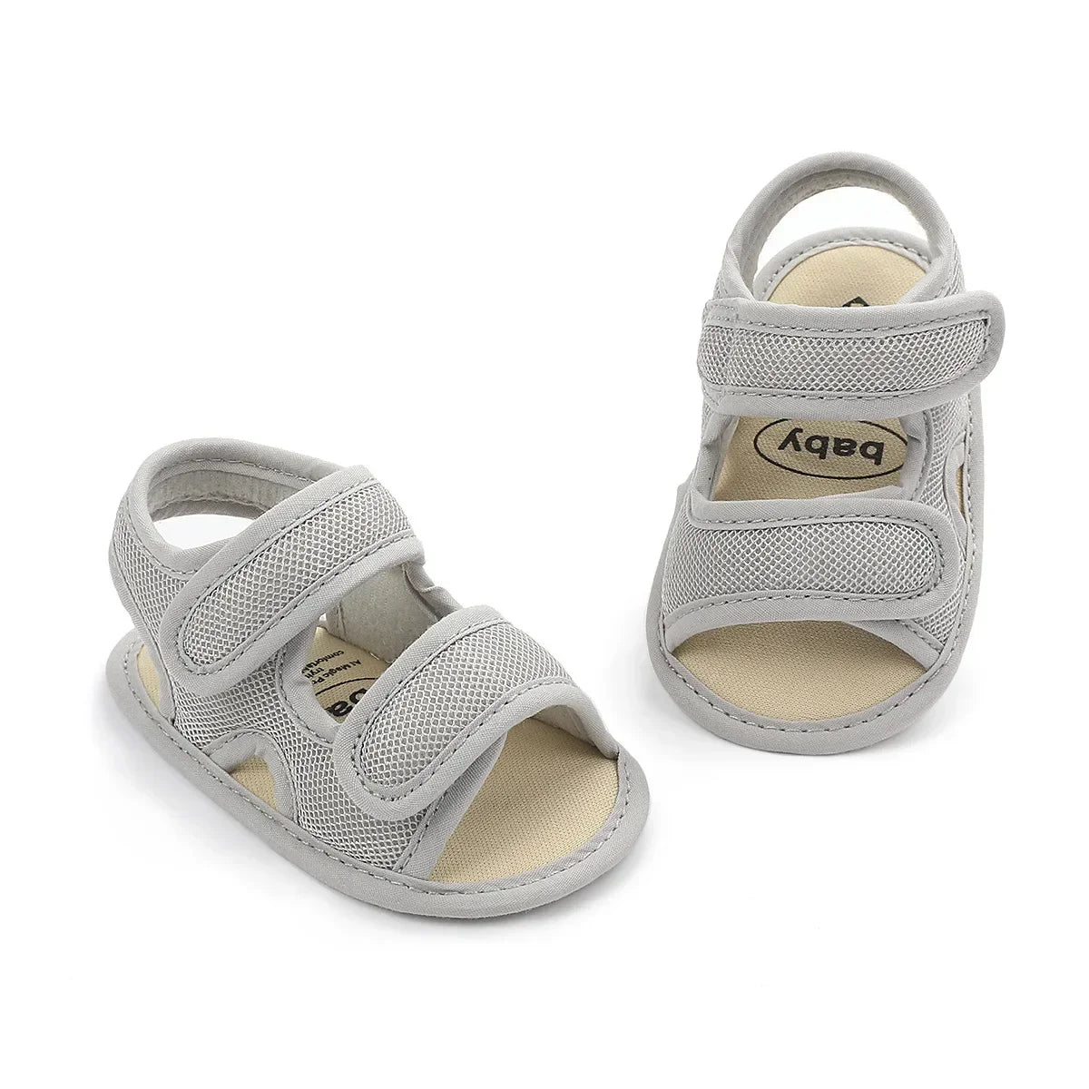 0-18 M Summer Unisex Toddler Sandals Baby Girl Shoes Solid Color Net Cloth Breathable Boys Baby Sandals Infant Girls Sandals