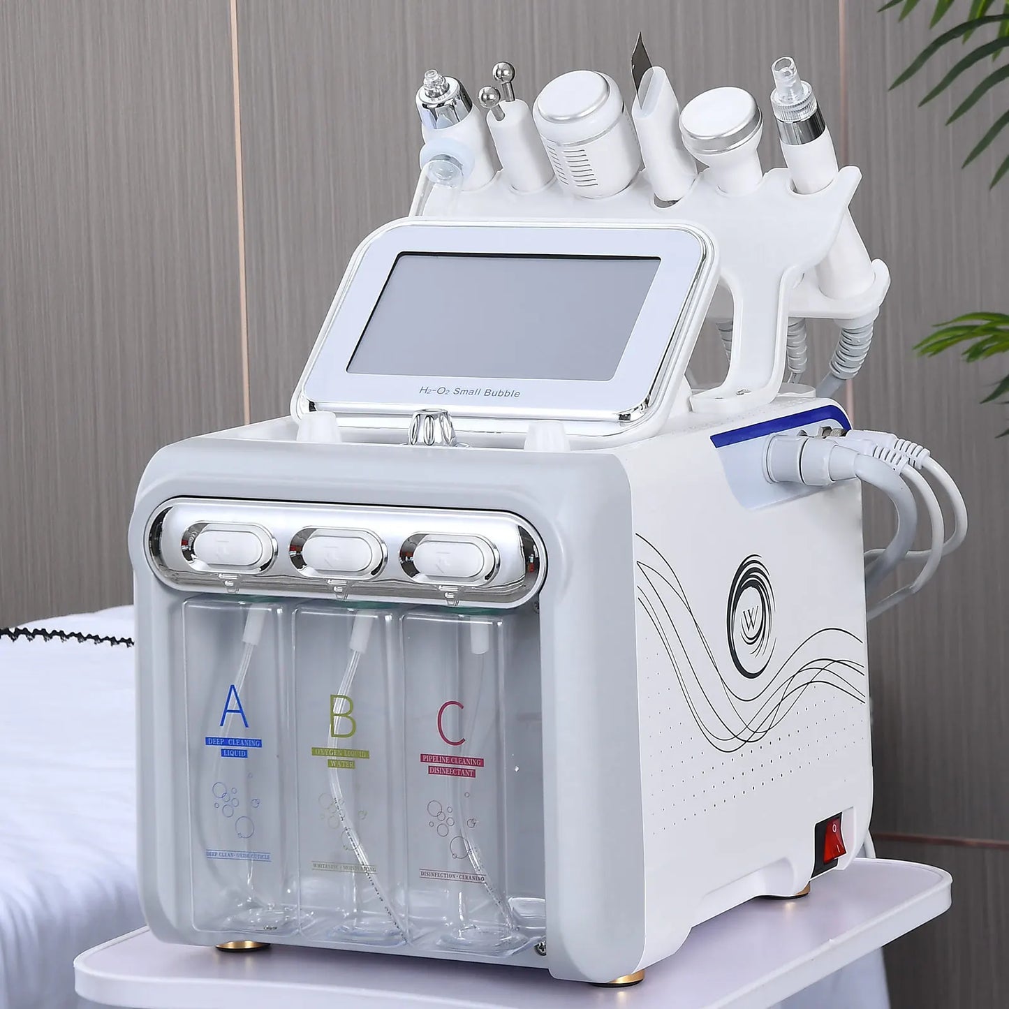 Professional Hydro Dermabrasion Machine Skincare Face Care Radiofrequency Facial Cleaning Hydra Beauty Small Bubble Machine