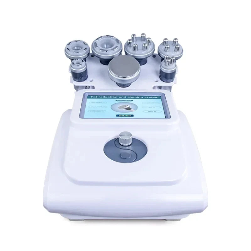 Portable 7 in 1 40k Cavitation Face Slimming Machine Anticellulite Ultrasound Body Shaper Fat Burning Weight Loss Machine