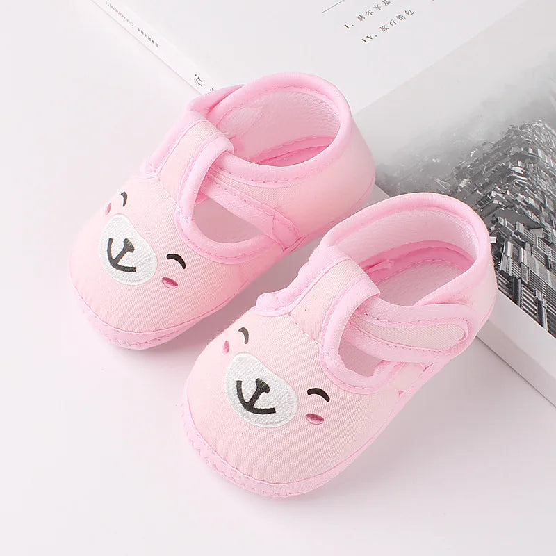 Newborn Cartoon Baby Shoes Kids First Walkers Soft Sole Boy Shoes Toddler Cartoon-Shoes Spring Autumn  Baby Girls Boys-Shoes