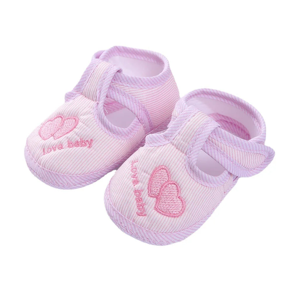 Baby Girl Shoes First Walkers Lace Floral Newborn Baby Shoes Princess Infant Toddler Baby Shoes for Boys Flats Soft Prewalkers