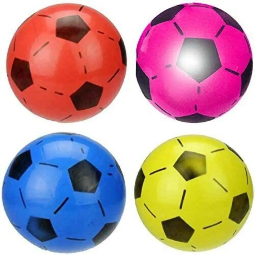 Sports Beach Ball Elastic Rubber Ball Inflatable Football Kids Children Toy Balls Beach Sport Ball Toys for Outdoor Games