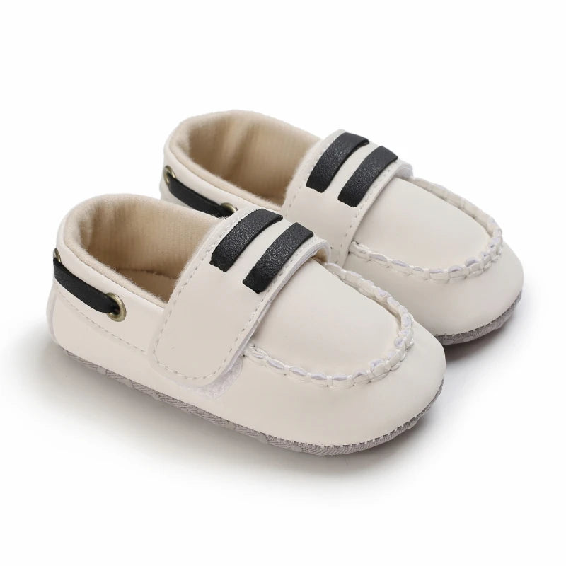 Newborn Baby Prewalker Girls Boys Casual Shoes Leather Non-Slip Soft-Sole Infant Toddler First Walkers 0-18M Baptism