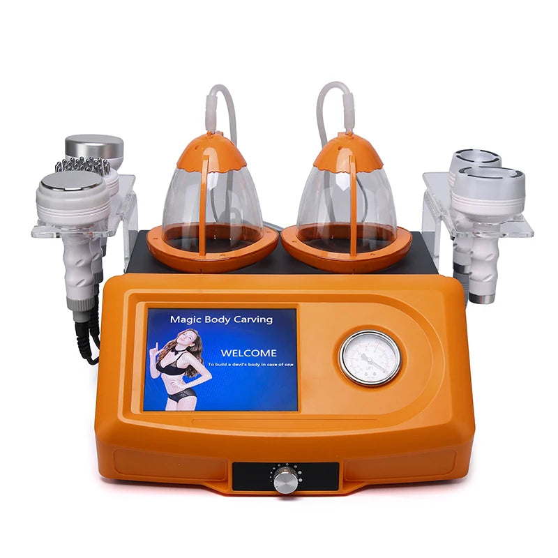 Hot sale 80k cavitation rf Cupping Breast Massager Enhancement Butt Lifting Machine