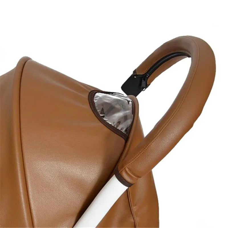 Baby Stroller Accessories leather Protective Case Cover and Armrest Bumper Bar Handrail Handle for Babyzenes Yoyo Yoya+ Pram