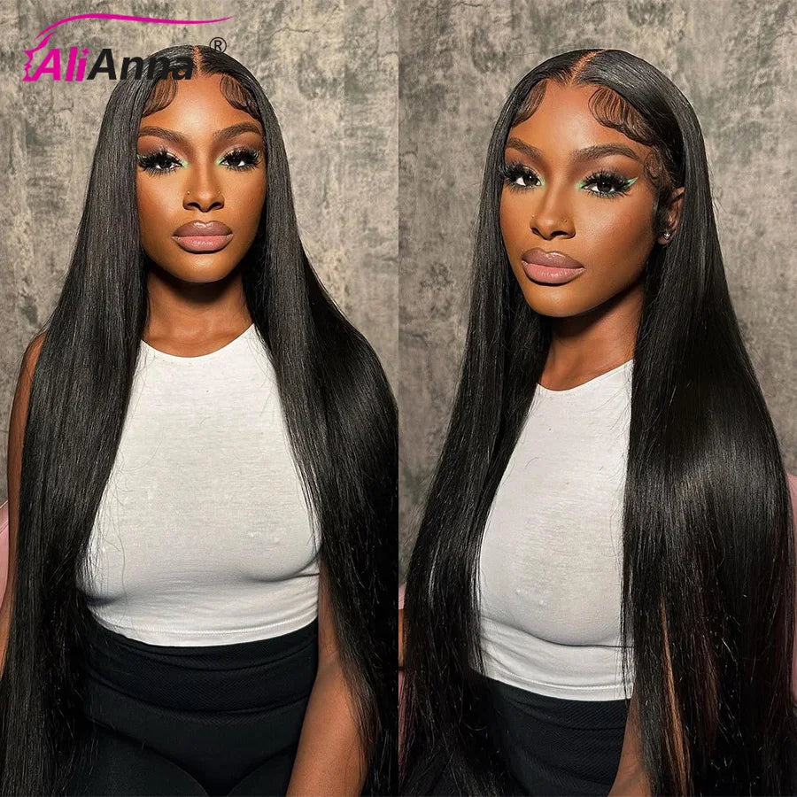 100% Real HD Lace Wig 13x6 Human Hair Lace Frontal Wig 30 Inch Straight Human Hair Wigs Brazilian 13X4 Lace Front Human Hair Wig