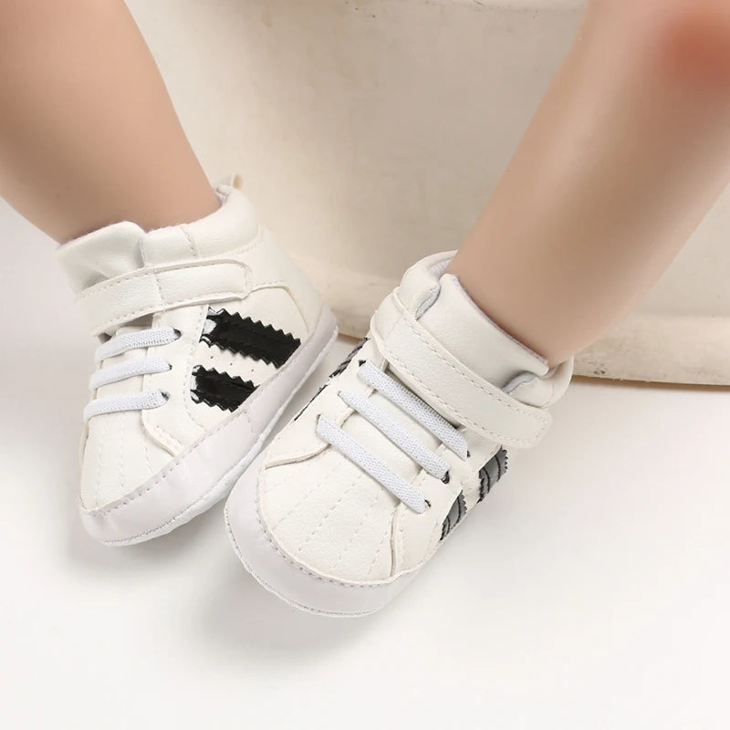 Baby Shoes Spring and Autumn 0-1 Year Old Boys and Girls Leisure Sports Soft Sole Baby Walking Shoes