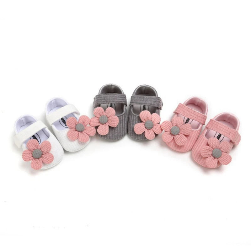 Baywell Spring Baby Girl Princess Shoes 1 Year Casual Anti-Slip Bow Sneakers Autumn Toddler Soft Soled First Walkers 0-18 Months