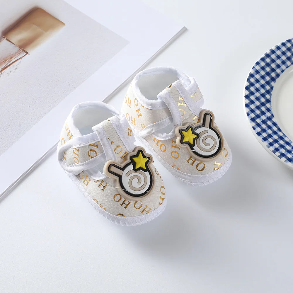 Baby Girl Shoes First Walkers Lace Floral Newborn Baby Shoes Princess Infant Toddler Baby Shoes for Boys Flats Soft Prewalkers