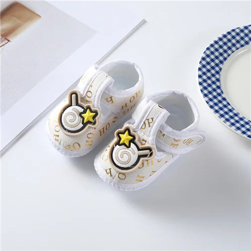 0-12Month Baby Girl Boy Shoes First Walkers Cotton Soft Newborn Baby Shoes Cute Infant Toddler Baby Shoes for Girls Boys Spring