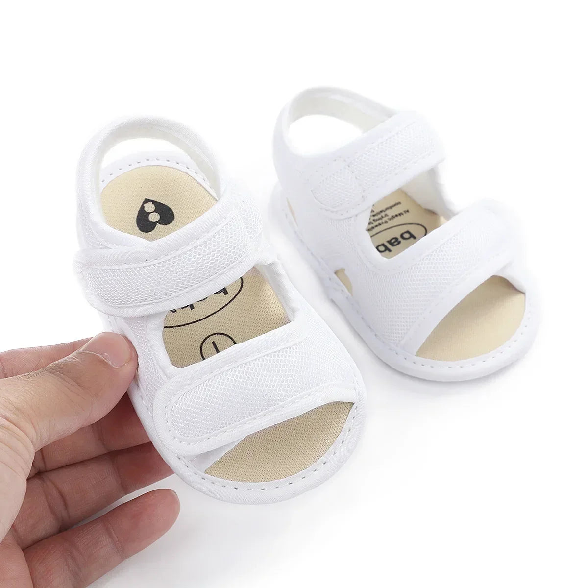 0-18 M Summer Unisex Toddler Sandals Baby Girl Shoes Solid Color Net Cloth Breathable Boys Baby Sandals Infant Girls Sandals