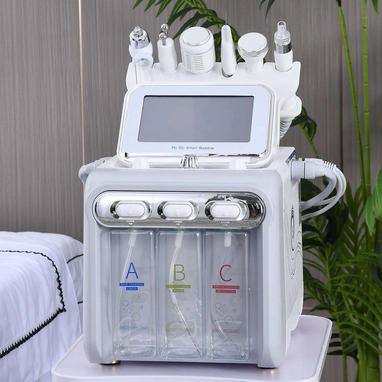 Professional Hydro Dermabrasion Machine Skincare Face Care Radiofrequency Facial Cleaning Hydra Beauty Small Bubble Machine