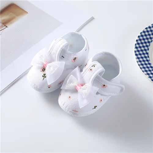 0-12Month Baby Girl Boy Shoes First Walkers Cotton Soft Newborn Baby Shoes Cute Infant Toddler Baby Shoes for Girls Boys Spring