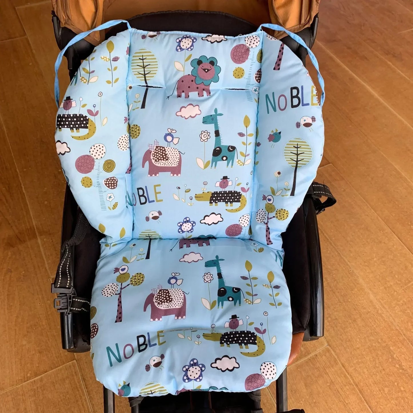 Baby Seat Cushion for Stroller Highchair Seats Feeding Dining Chair Soft Seat Pad Covers Mat Cartoon Animal Stroller Accessories