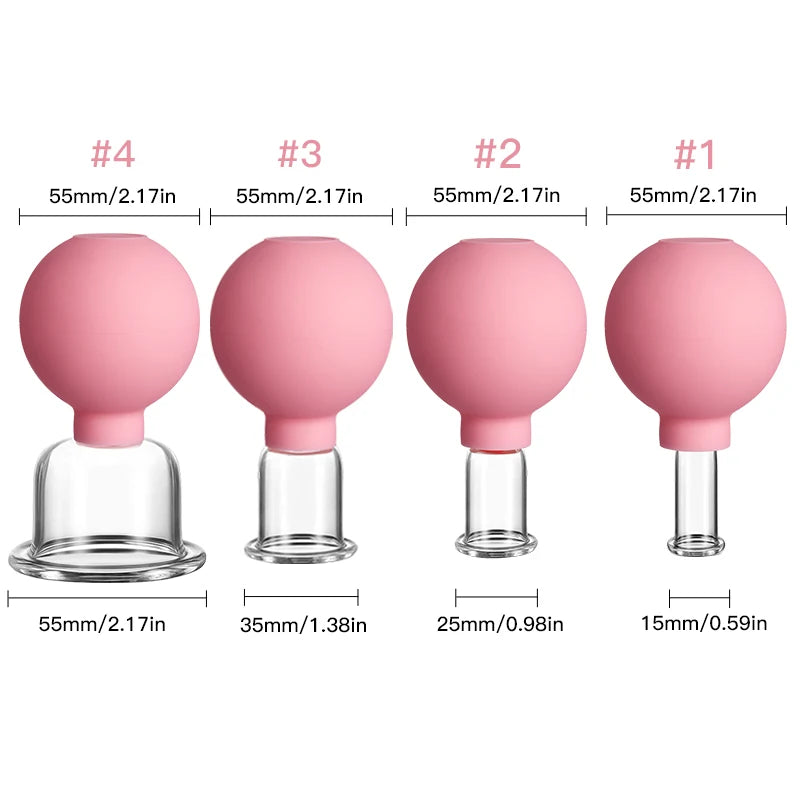 Vacuum Cupping Chinese Therapy Set Jars Anticellulite Professional Suction Cup Body Face Massager Facial Face Sucker Health Care