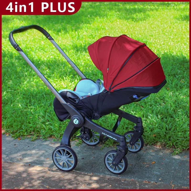 2025 NEW baby stroller 4in1 trolley car seat Multifunctional baby carriage luxury Foldable and portable strollers