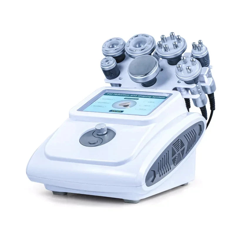 Portable 7 in 1 40k Cavitation Face Slimming Machine Anticellulite Ultrasound Body Shaper Fat Burning Weight Loss Machine