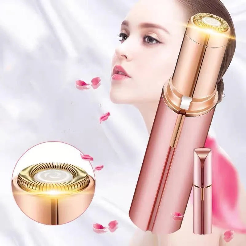 Electric Eyebrow Trimmer Mini Eye Brow Epilator Facial Lipstick Shape Hair Removal Portable Women Painless Razor Shaver Tool