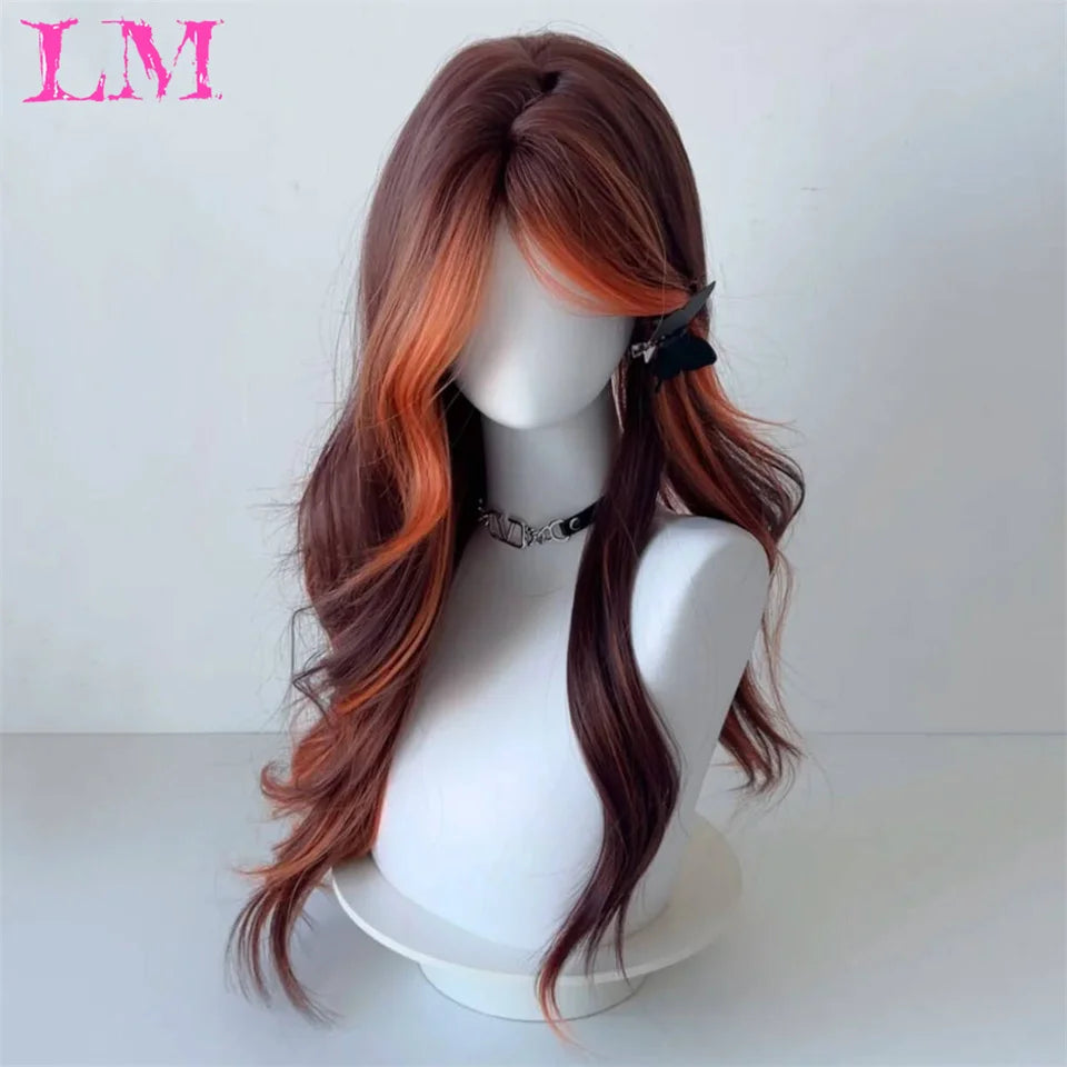 LM Wave Synthetic Wig for Black Women Wear Deep Curly Soft Wig Natural Black Color Replacement Wigs for Daily Party Use