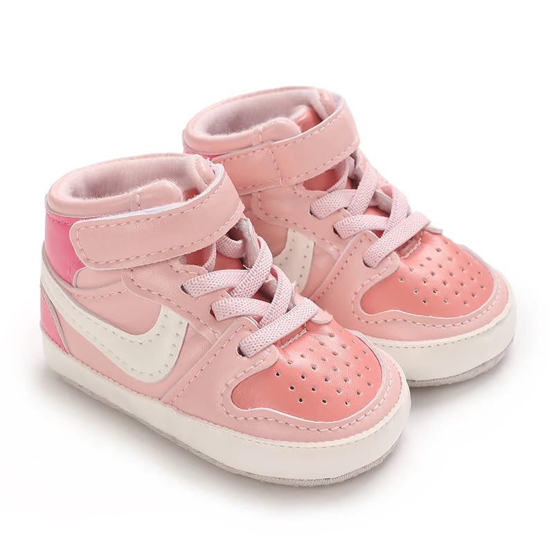 Baby Sports Sneakers Newborn Baby Boys Girls Print First Walkers Shoes Infant Toddler Anti-slip Baby Shoes Pre-walkers