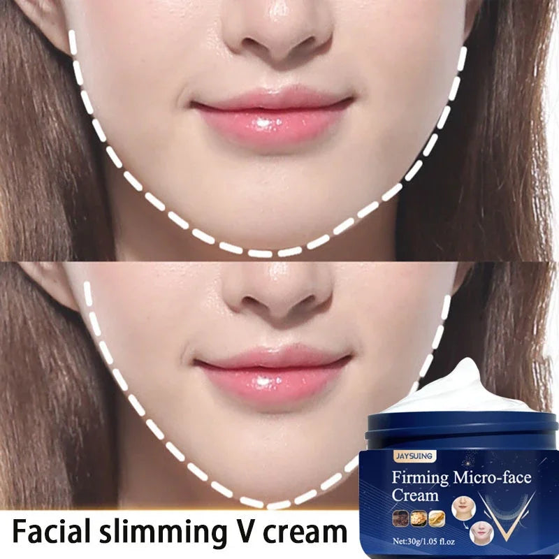 V-Shape Firming Face-lift Slimming Cream Removal Masseter Muscle Double Chin Face Fat Burning Anti-aging Products New