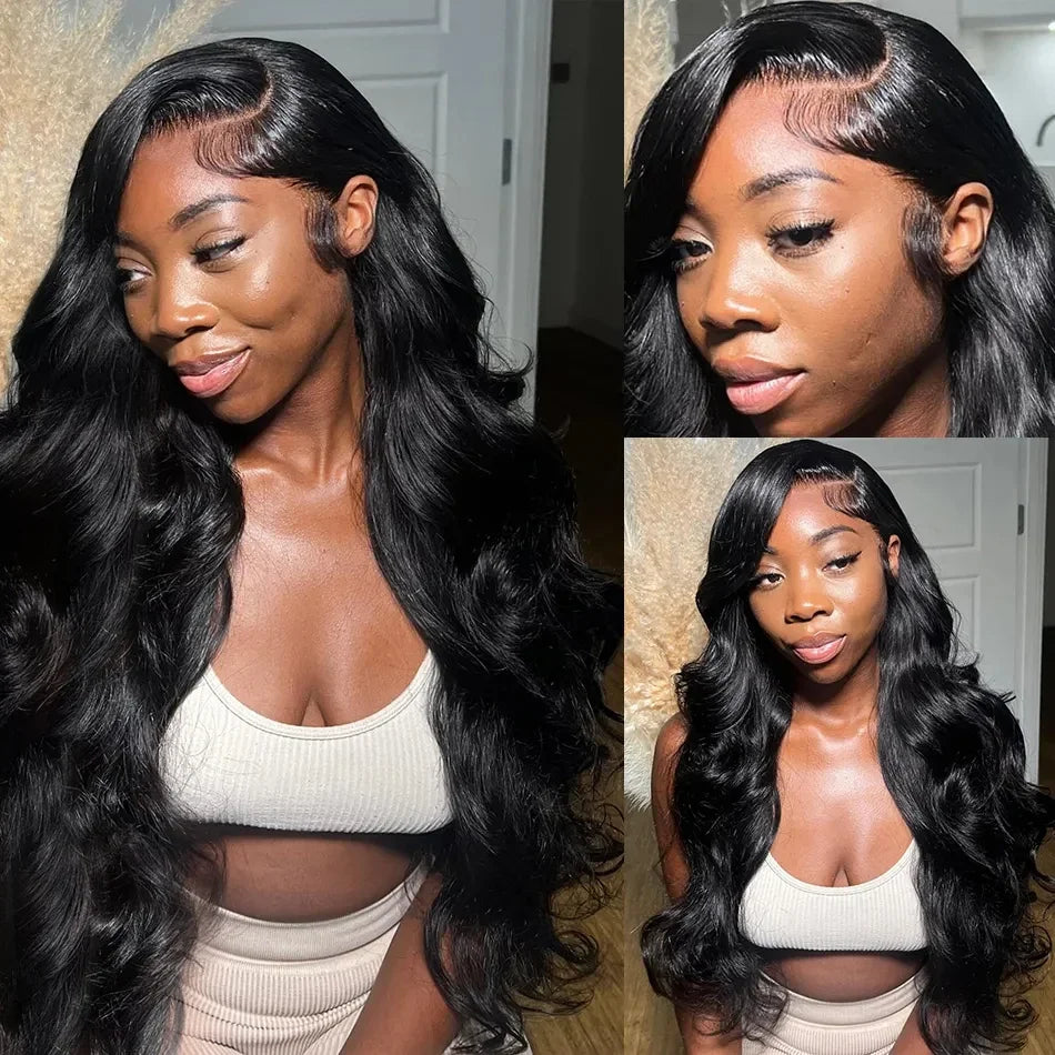 360 Full HD Lace Frontal Wig 180% 13x6 Body Wave Lace Front Wig Peruvian Human Hair Wigs For Black Women 34 36In 13x4 Lace Wig