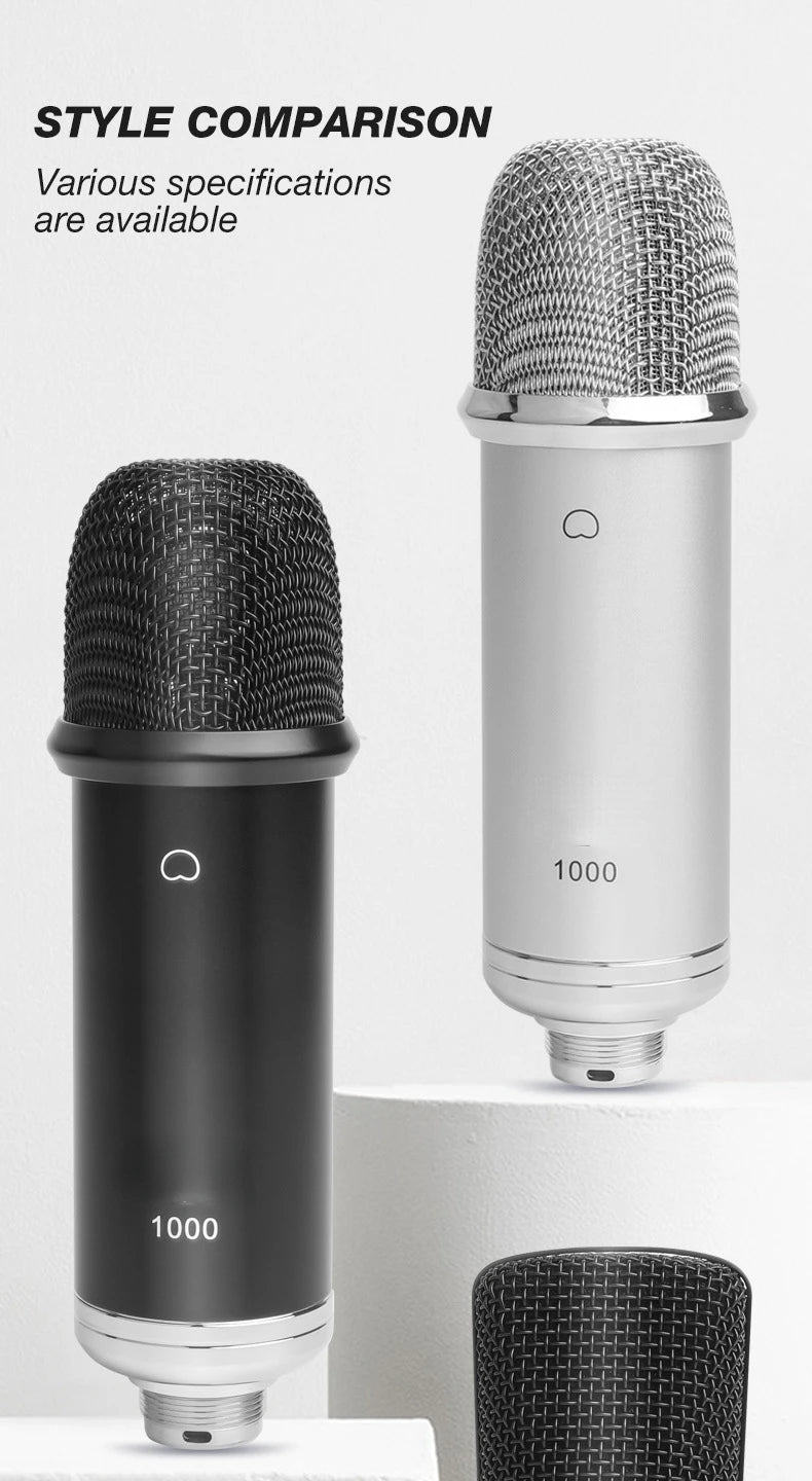 Computer Mobile Phone Live Steam Audio Studio Vocal Recording Fashion Studio Equipment Music Recording Microphone Kit V10XPRO