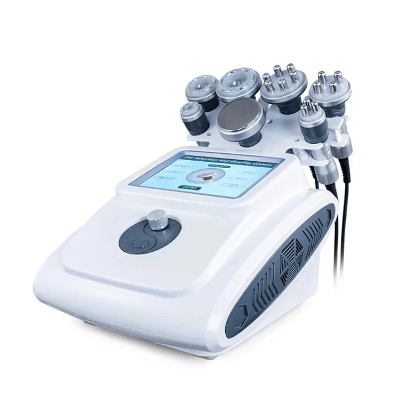 Portable 7 in 1 40k Cavitation Face Slimming Machine Anticellulite Ultrasound Body Shaper Fat Burning Weight Loss Machine