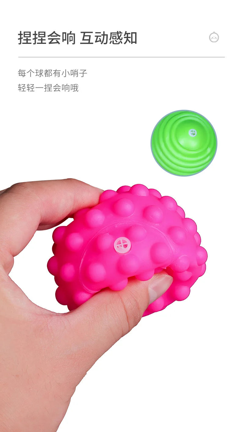 Baby Toy Ball Develop Baby's Tactile Senses Toy Touch Hand Toys Children Training Ball Massage Soft Kids Game Training Ball