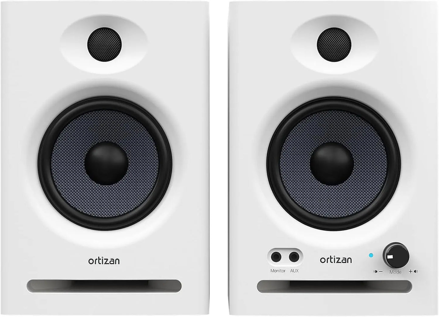 Ortizan C7 Dual-Mode 2.0 Studio Monitors, Active Monitor Speakers for Near Field Music Production, Bluetooth Computer Speakers