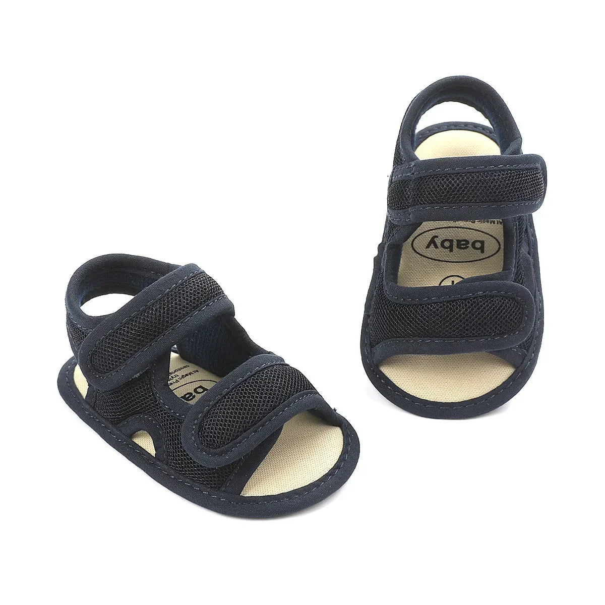 0-18 M Summer Unisex Toddler Sandals Baby Girl Shoes Solid Color Net Cloth Breathable Boys Baby Sandals Infant Girls Sandals