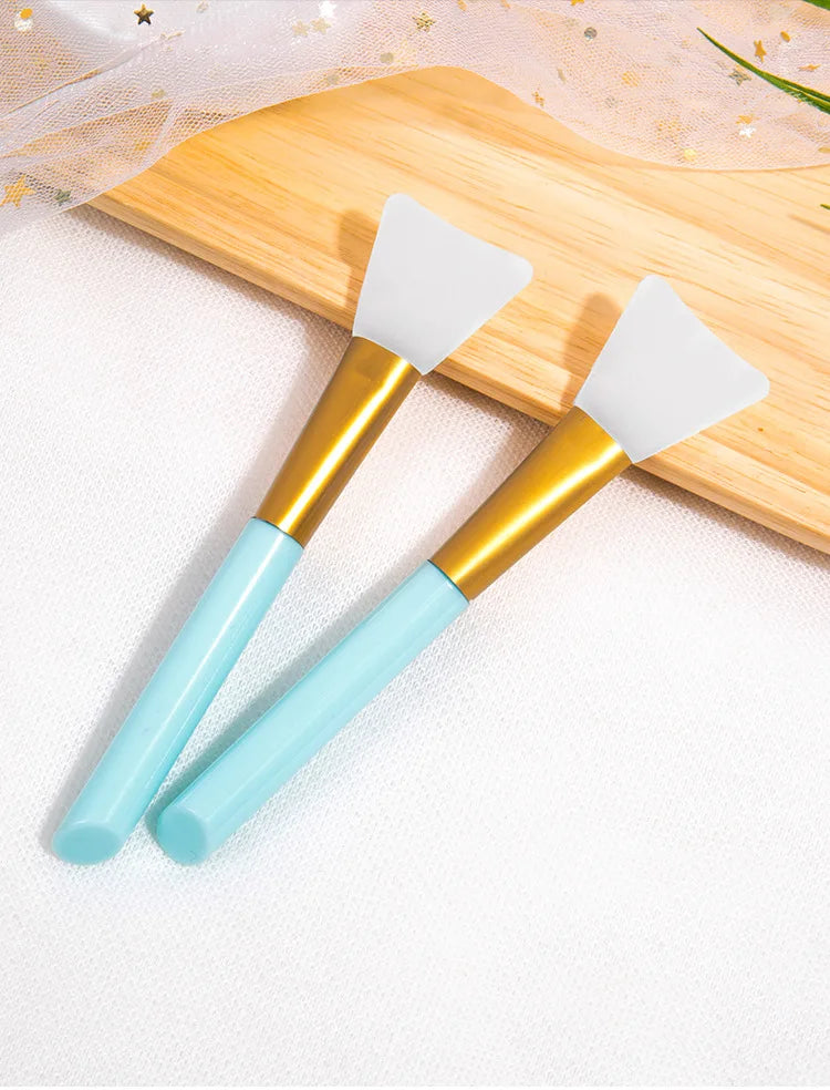 Silicone Facial Mask Brush Face Skin Care Tool Soft-headed DIY Mud Film Adjusting Brush Inclined Tail Apply Face Beauty Tools